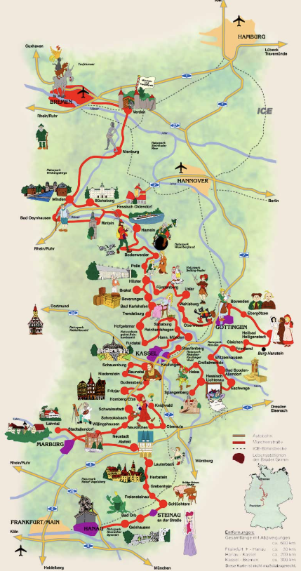 De magische sprookjesroute van Duitsland: wat u kunt zien, doen en ervaren...de "Märchenstraße" van de gebroeders Grimm